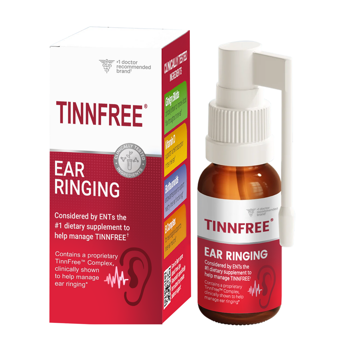 ✨🔇 TinnFree® Ear Ringing Relief Spray 🌟 Fast, Easy & Natural Ear Ringing Relief – Once a Day! 👂 Clinically-Informed Formula | ENT Recommended | Drug-Free